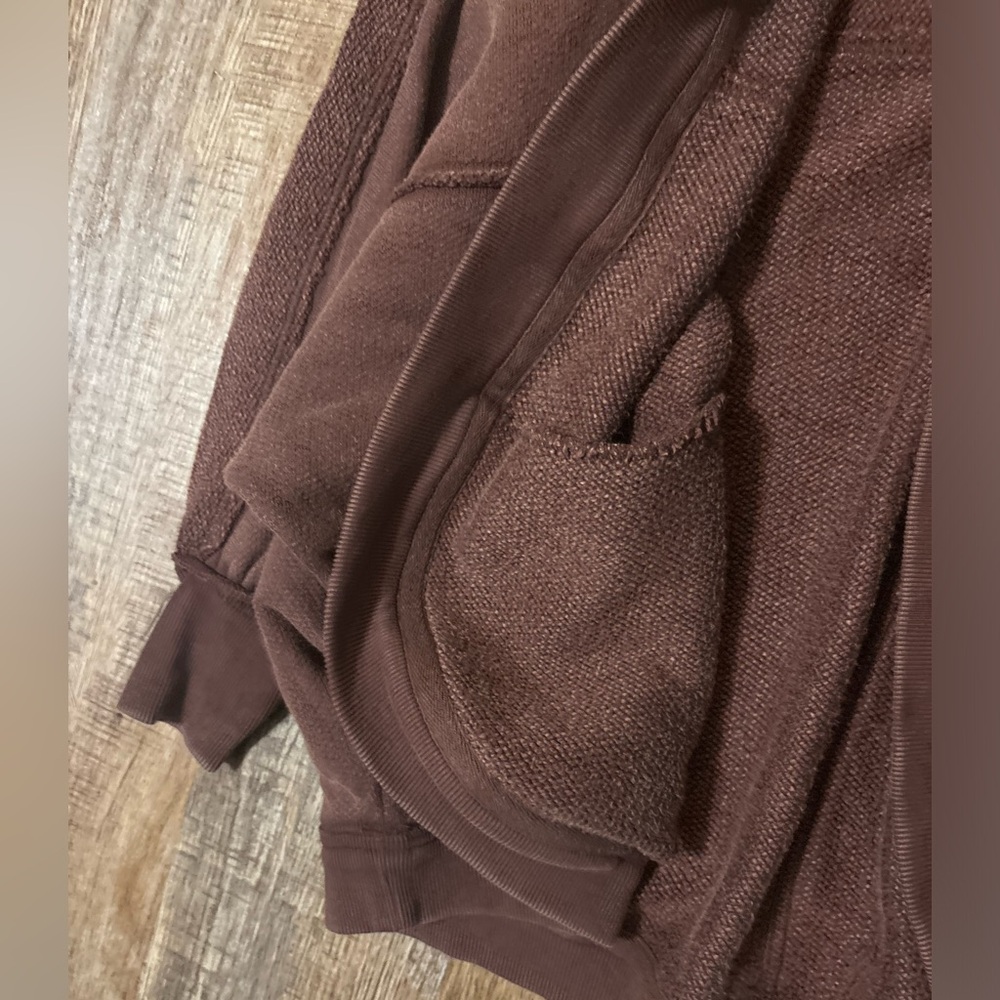 Free People Forever Yours Cardi In Charred Eggplant We The Free (NWOT) - Picture 7 of 12